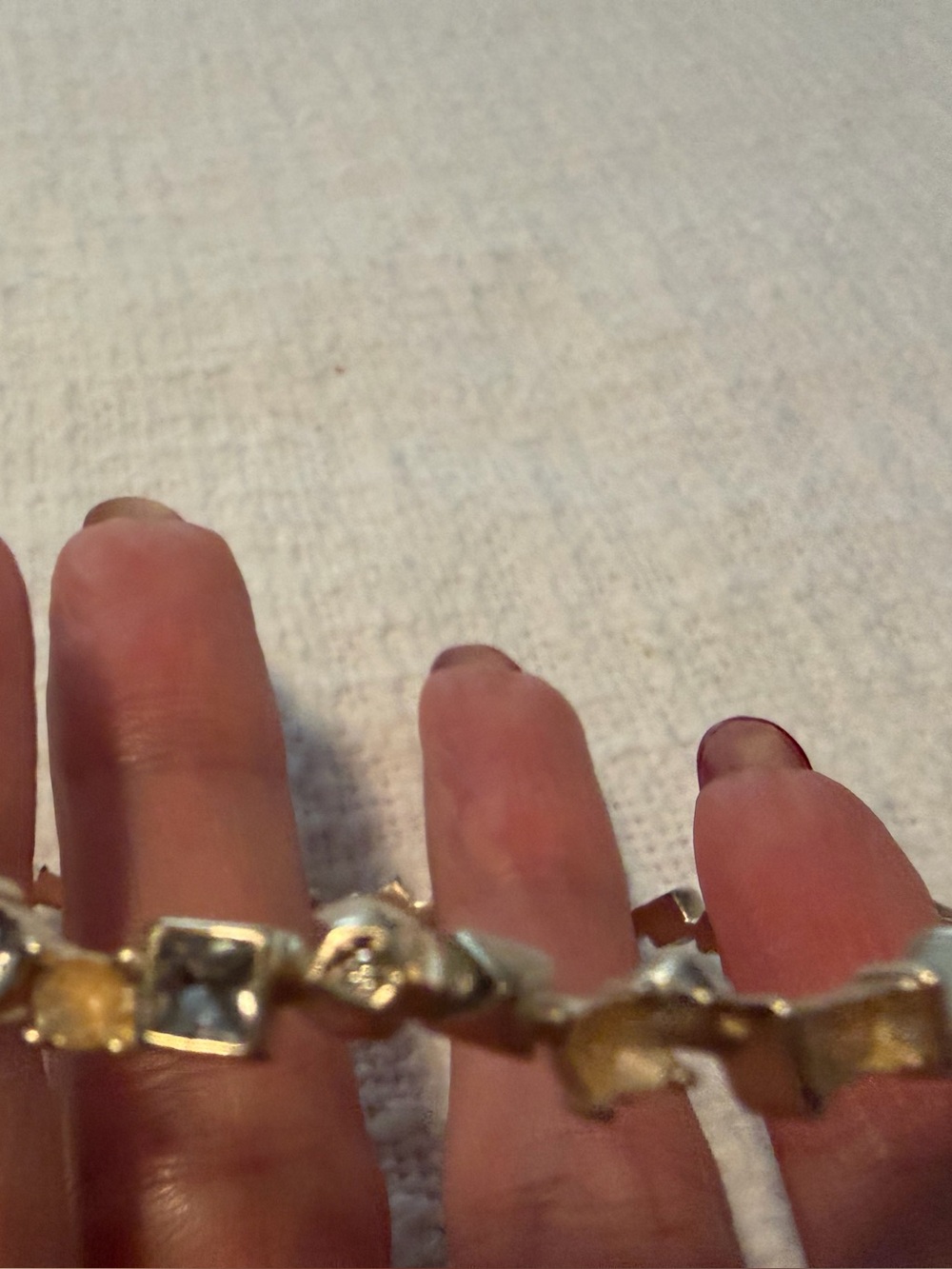 Kendra Scott Gold-Tone Crystal Stackable Bangle Set - Picture 7 of 8